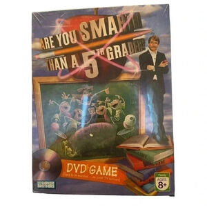 Are You Smarter Than A 5th Grader? DVD Game 2007 Parker Brothers NEW & SEALED